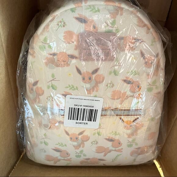 Loungefly Pokemon Eevee Mini Backpack - Picture 6 of 14